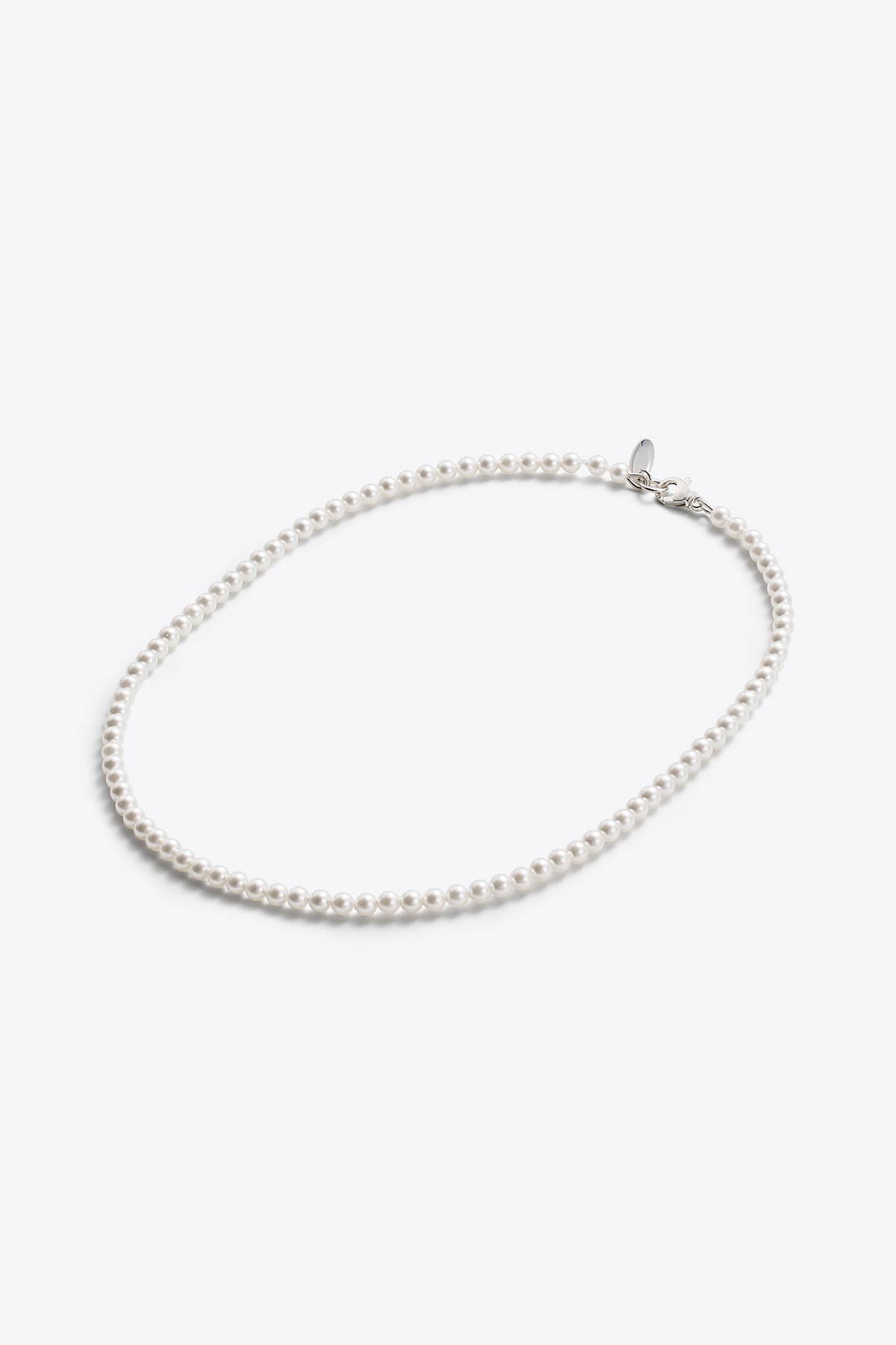MONDAY EDITION EVERYDAY PEARL NECKLACE 4MM MWNL22802WH