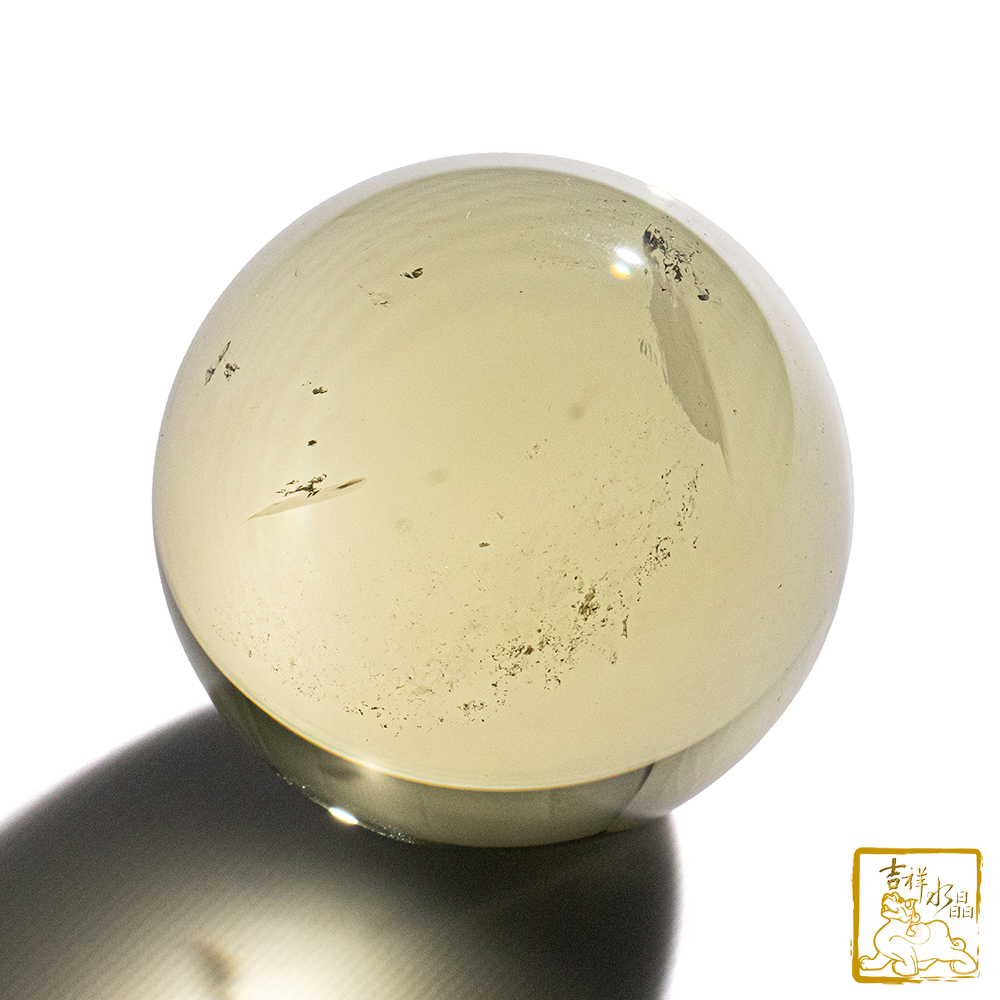 黃水晶球 4.3cm 自信活力