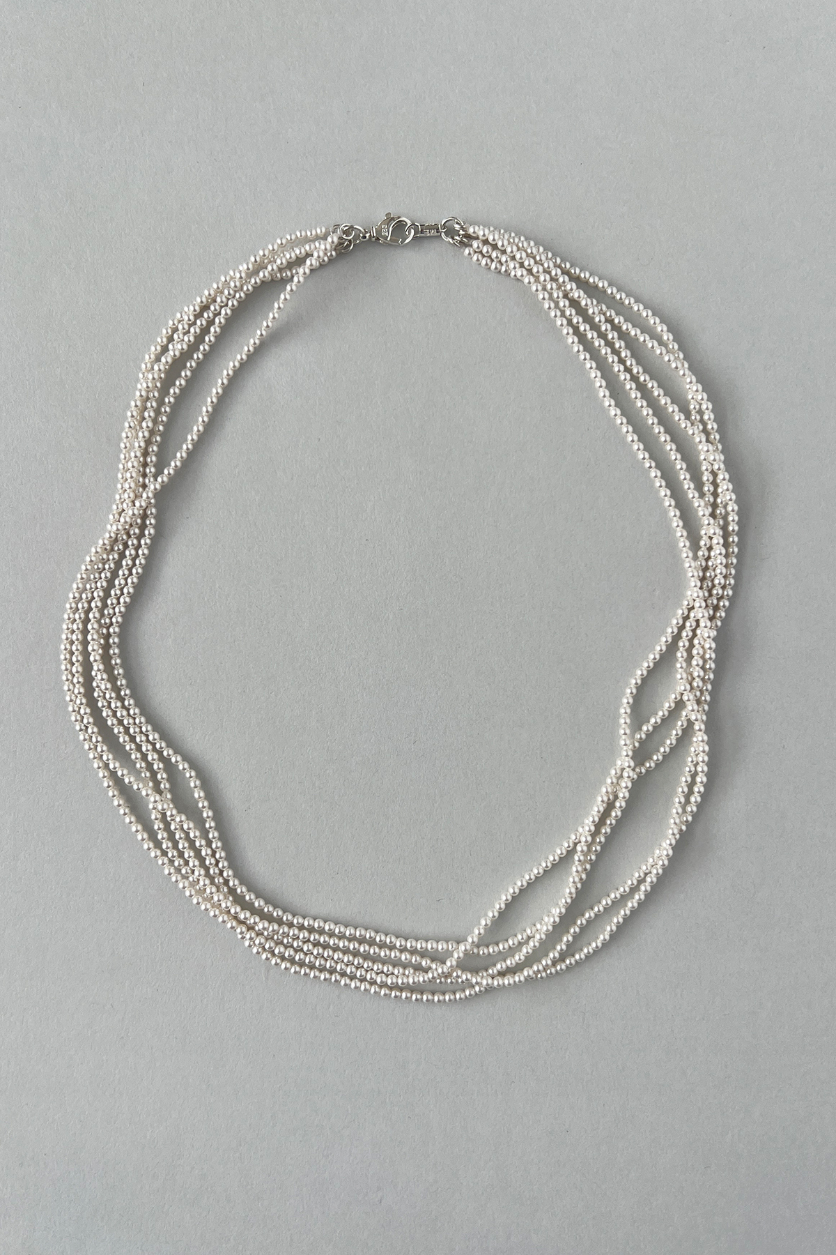 MONDAY EDITION [MJXME] PETITE PEARL BUNCH NECKLACE MWNL250203WH