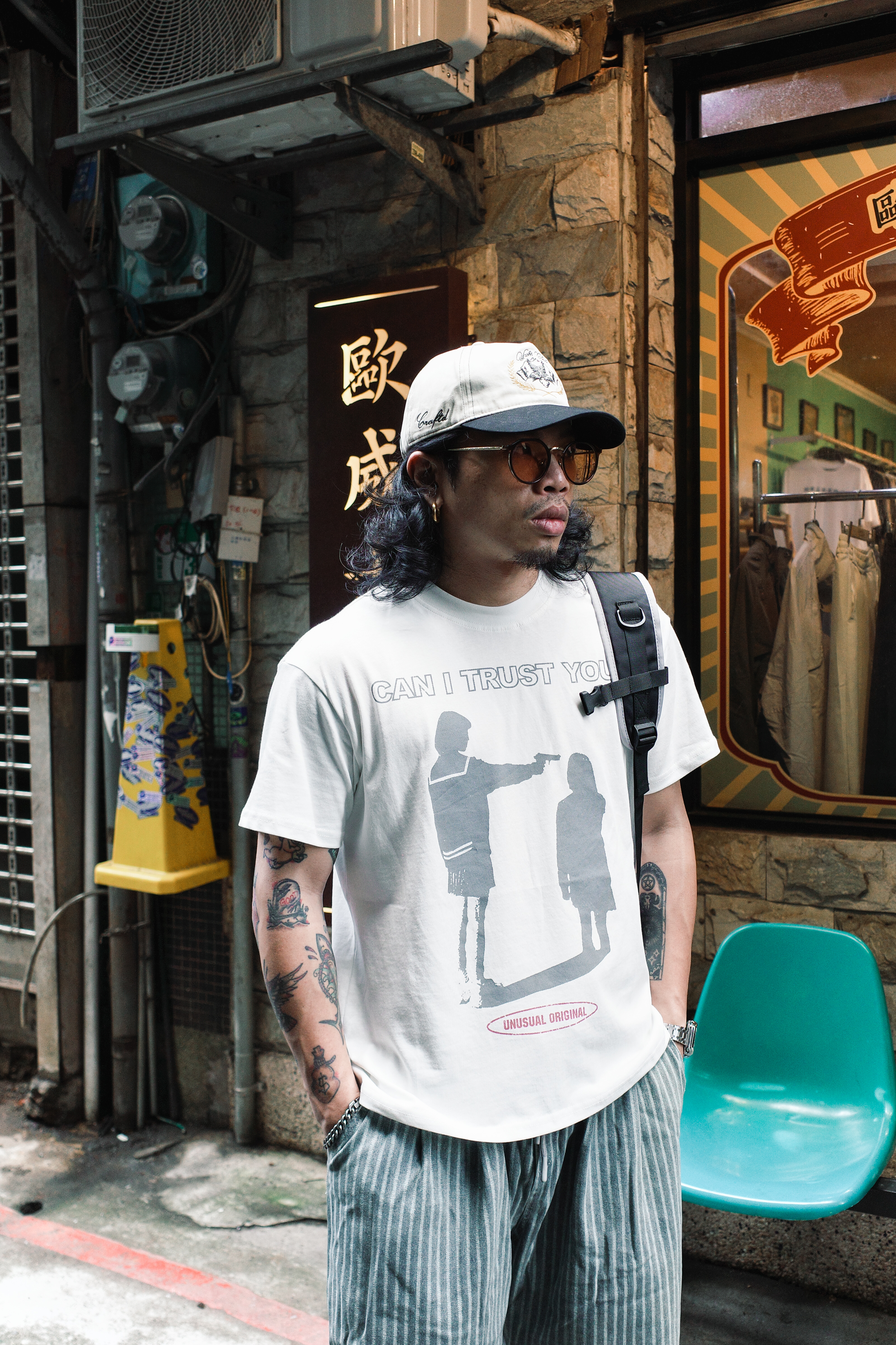 『Always_Good』我可以信任你嗎 短版 印花 短TEE