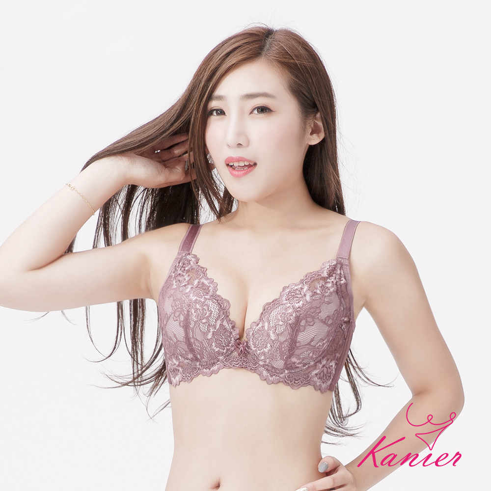 【Kanier卡妮兒】媚影再現 集中蕾絲內衣【7208 咖啡 -A / B / C罩杯】