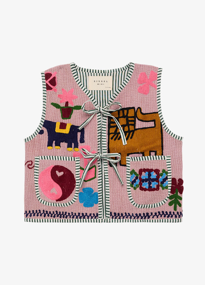 Sissel Edelbo - Clio MINI Vest Hazel Waffle