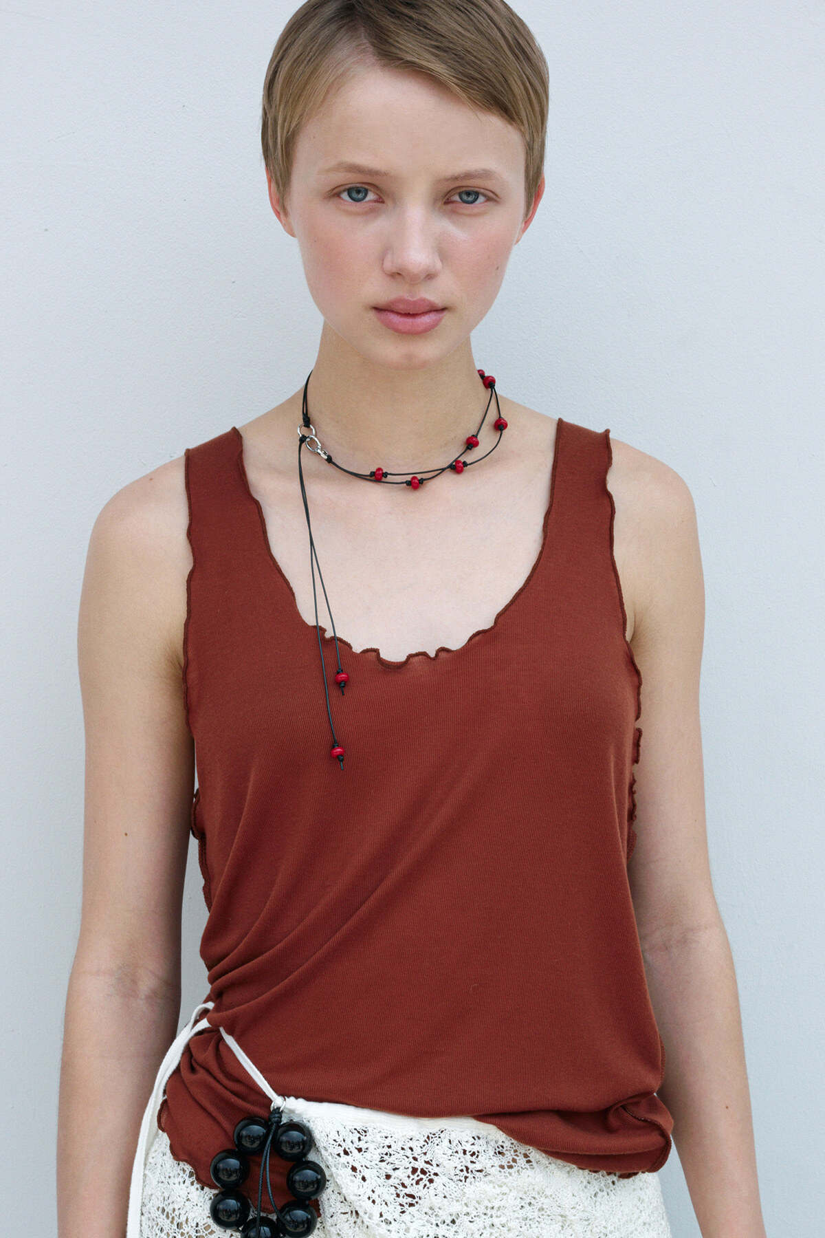 MONDAY EDITION DOT ORBIT STRING NECKLACE MWNL250516RE