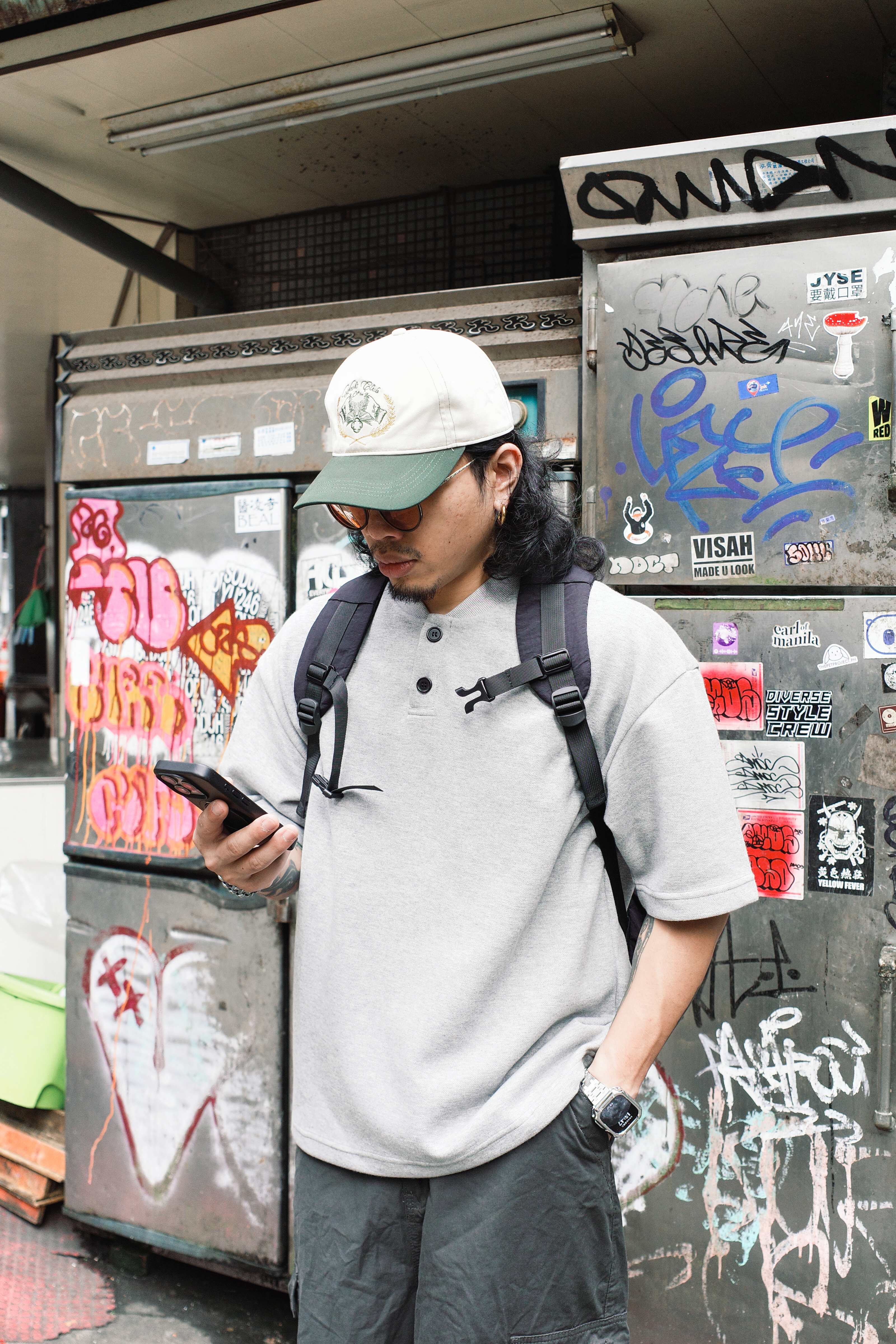 『Always_Good』重磅 可調衣長 亨利領 短TEE