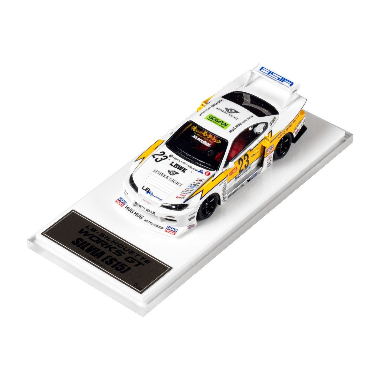 【LIBERTY WALK】0606發售新品 MAKEUP 1/43 LB-SUPER SILHOUETTE S15 SILVIA LB-RACING
