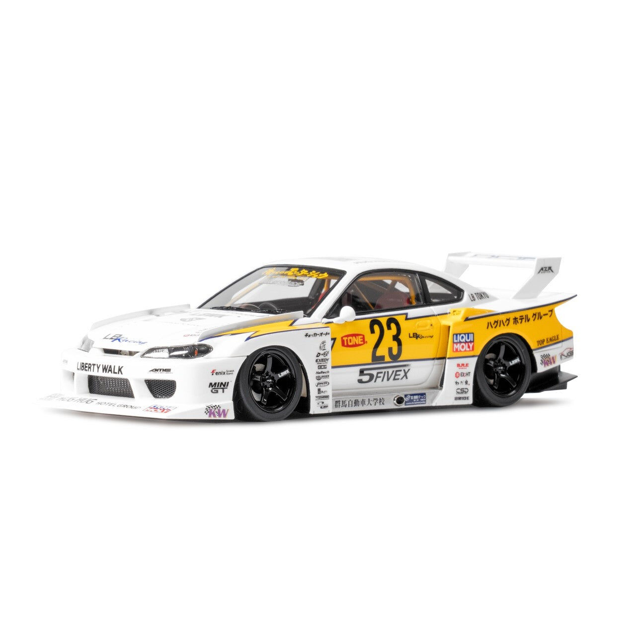 【LIBERTY WALK】0606發售新品 MAKEUP 1/43 LB-SUPER SILHOUETTE S15 SILVIA LB-RACING