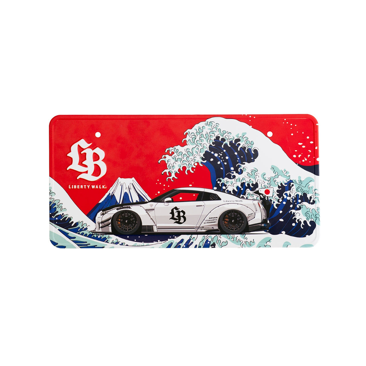 【LIBERTY WALK】0606發售新品 LB NUMBER PLATE GTR WAVE