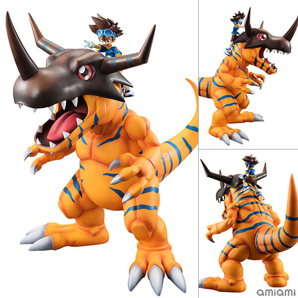 Nov MegaHouse G.E.M. Series Digimon Adventure Greymon & Taichi Yagami PRE-ORDER