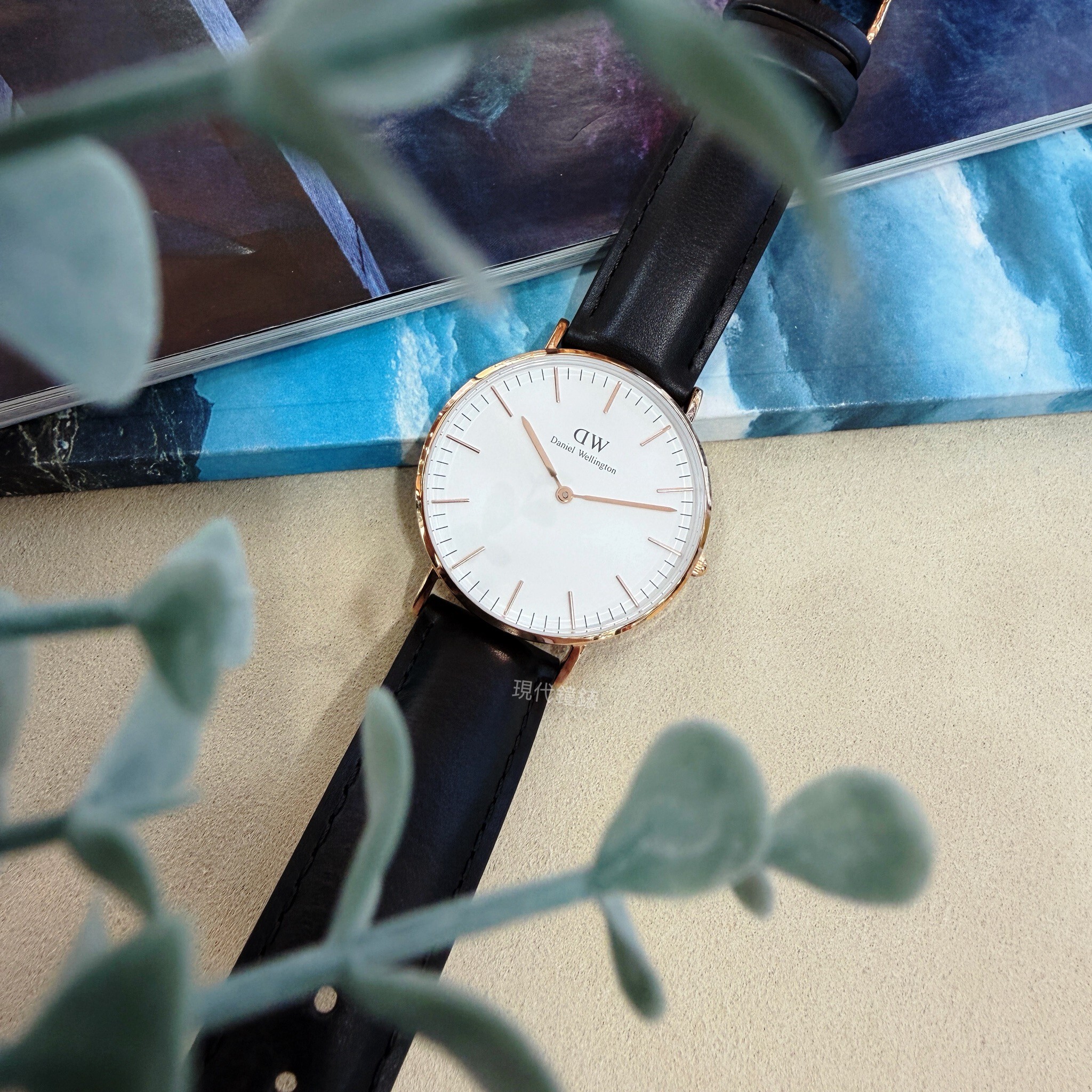 【DW Daniel Wellington】CLASSIC SHEFFIELD 黑色皮革腕錶 DW00100036 36mm 現代鐘錶