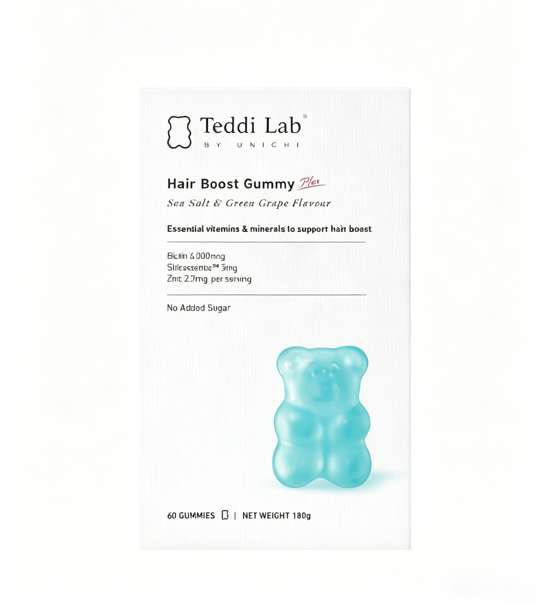 Unichi - Teddi Lab plus 生物素+鋅 強效生髮養髮育髮小熊軟糖 60粒 升級版