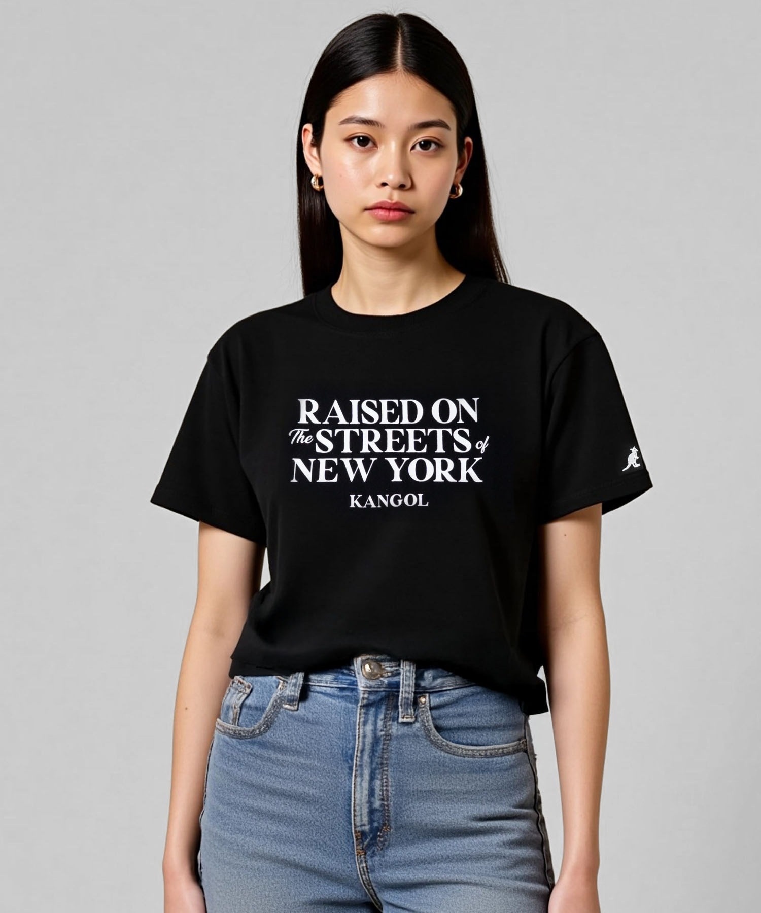 KANGOL / cropped T-shirt