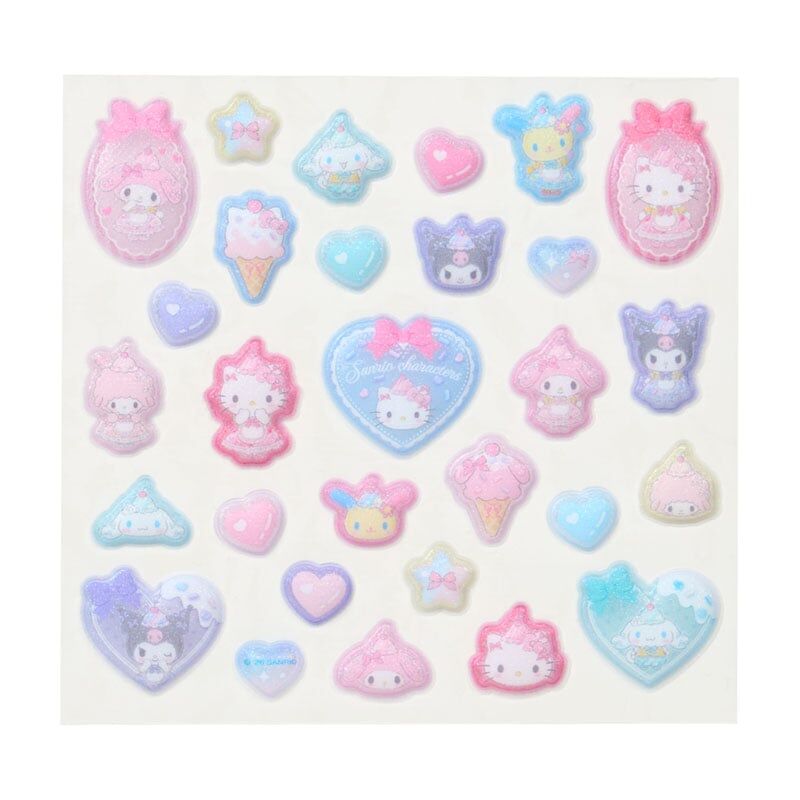 日本 Sanrio 雪糕造型系列 貼紙套裝