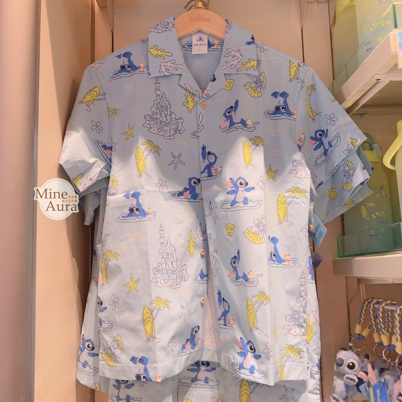 夏日鬆一鬆系列 史迪奇 Stitch 圖案 襯衫 上衣 星際寶貝 Lilo & Stitch -香港迪士尼樂園