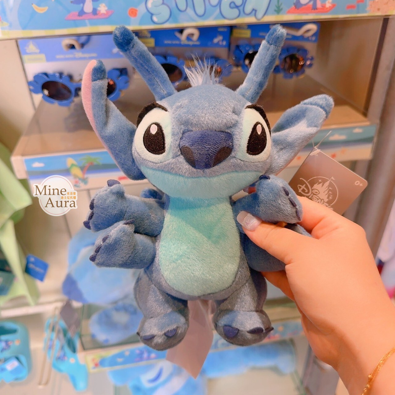 史迪奇 Stitch 小款 站姿 絨毛 娃娃 玩偶 星際寶貝 Lilo & Stitch -香港迪士尼樂園