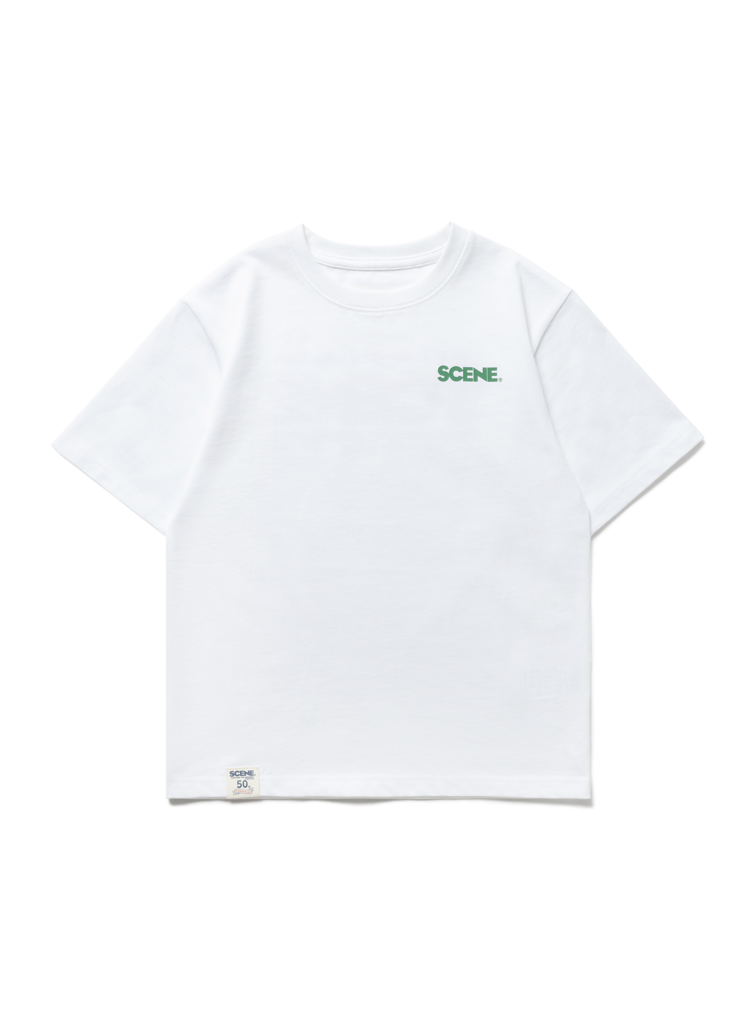 KID 50th CLASSIC TEE // GREEN WHITE