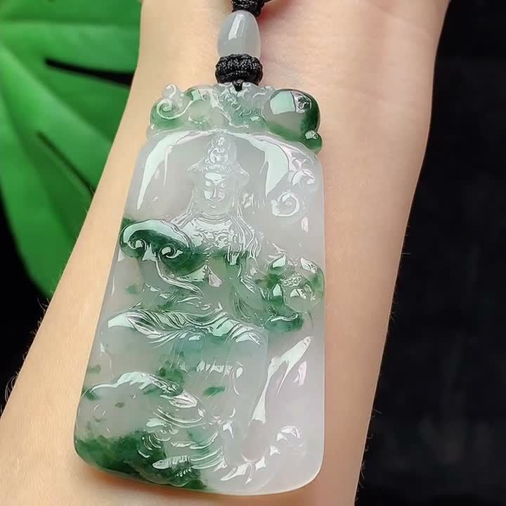 翡翠普賢菩薩,天然翡翠A玉, 緬甸玉, Jade, Jadeite