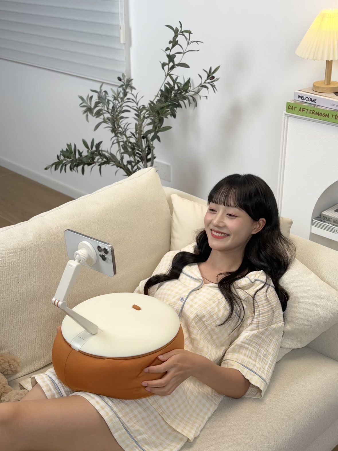 <半癱追劇神器💤>  懶人手機平板抱枕支架
