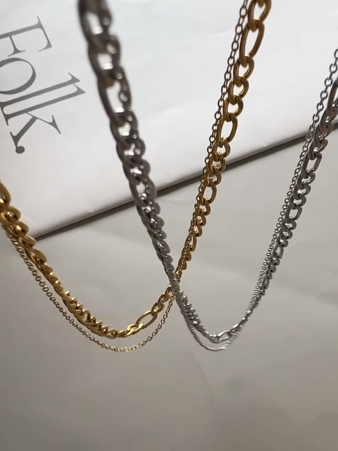layer chain necklace