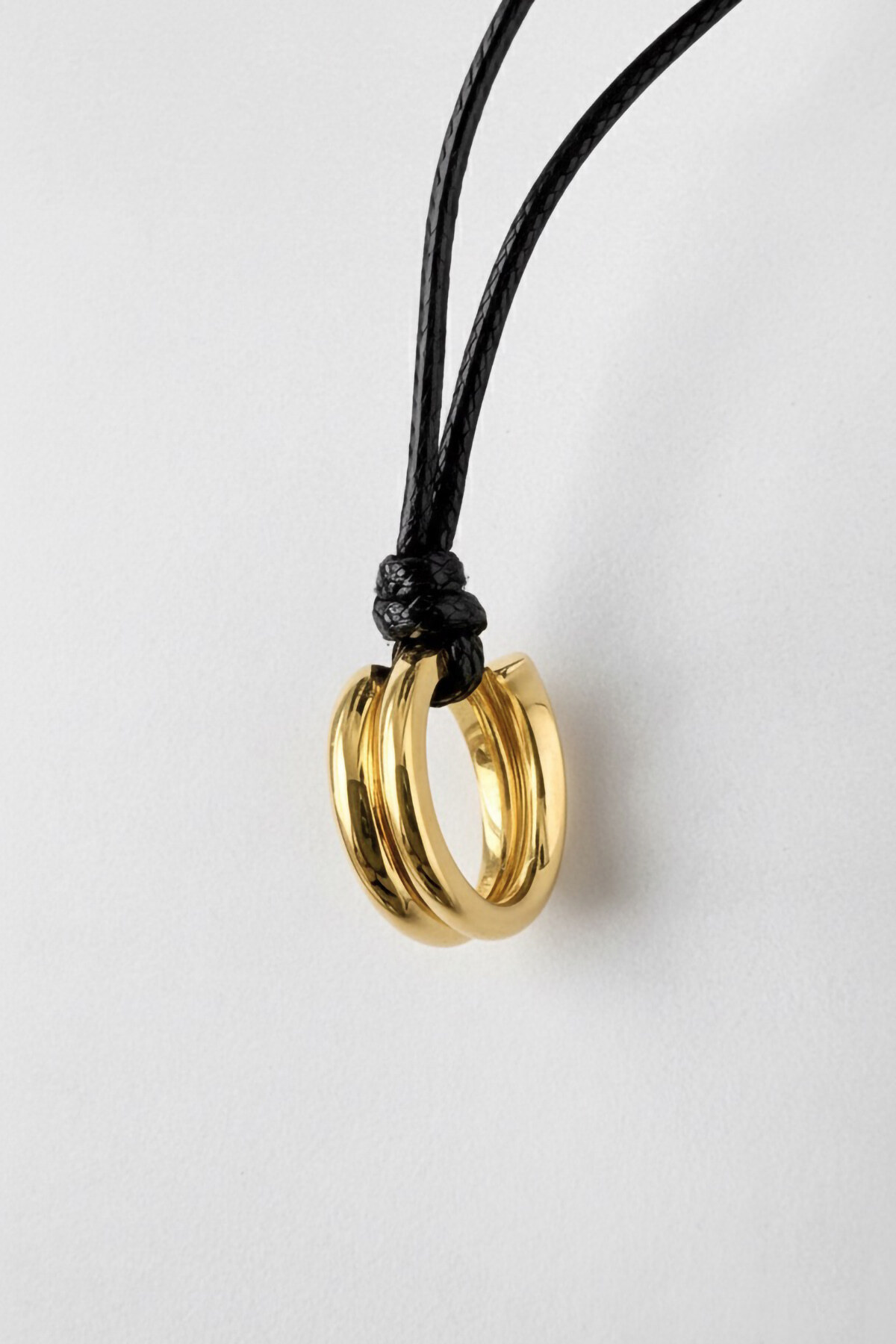MONDAY EDITION SILENT LOOP STRING NECKLACE GOLD MWNL250712GD