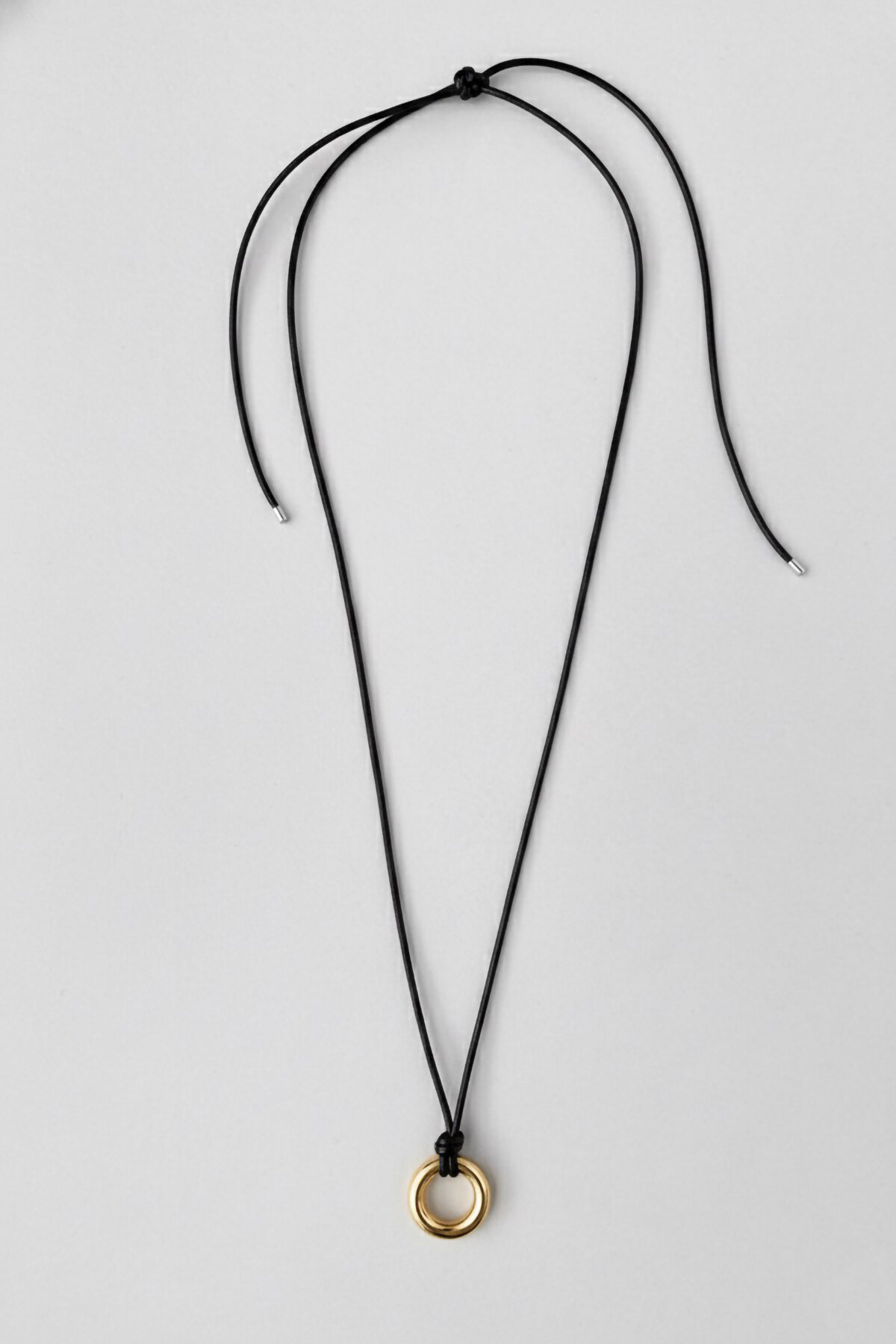 MONDAY EDITION SILENT LOOP STRING NECKLACE GOLD MWNL250712GD