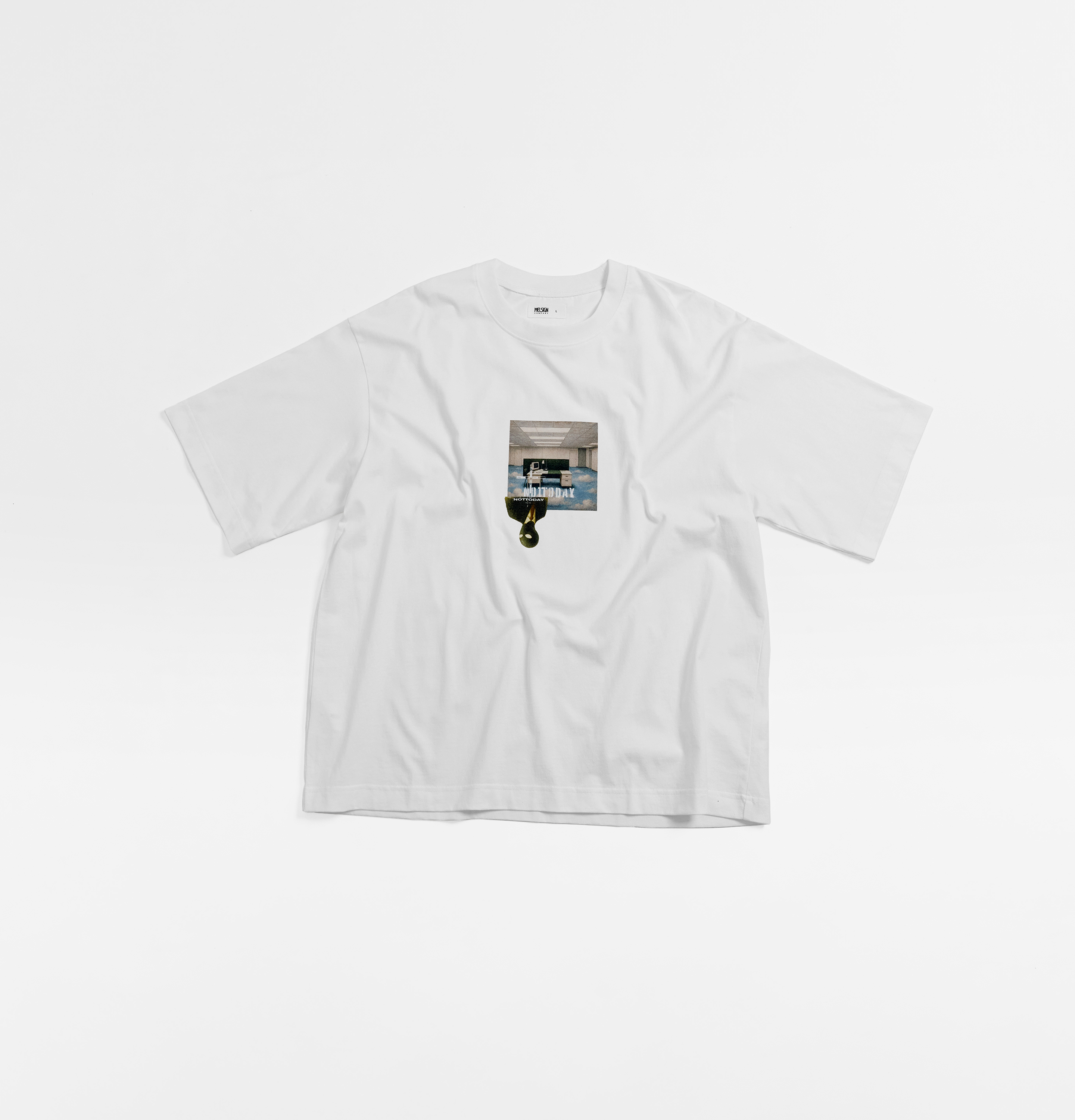 MELSIGN - Office Alien Tee - White