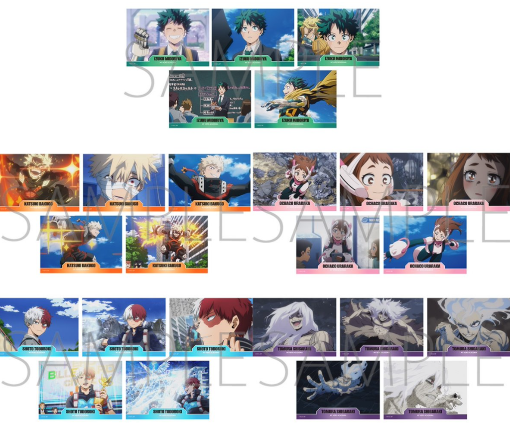 [代購][預訂] 我的英雄學院 FINAL SEASON 相卡5張 SET