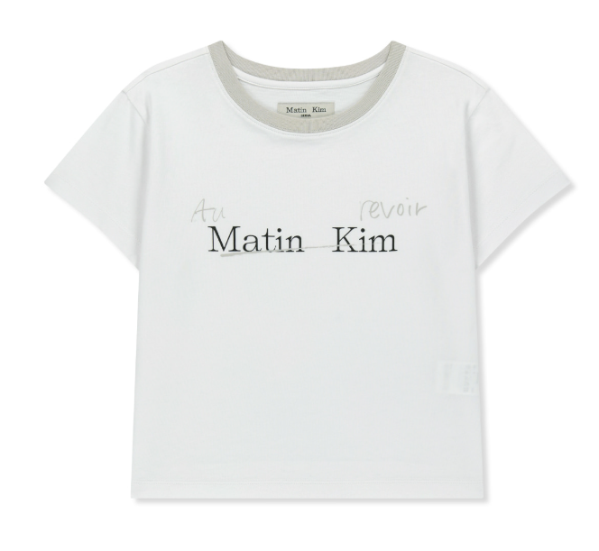 【直播】Matin Kim LX060516 女裝刺繡短袖上衣（MK2634TS020）