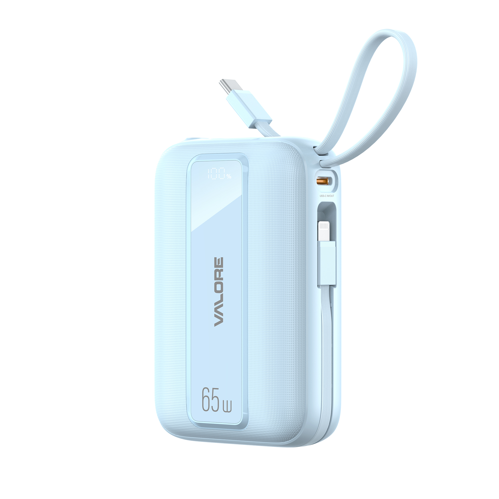 【Valore PD53】65W 20000mAh 雙內建線行動電源