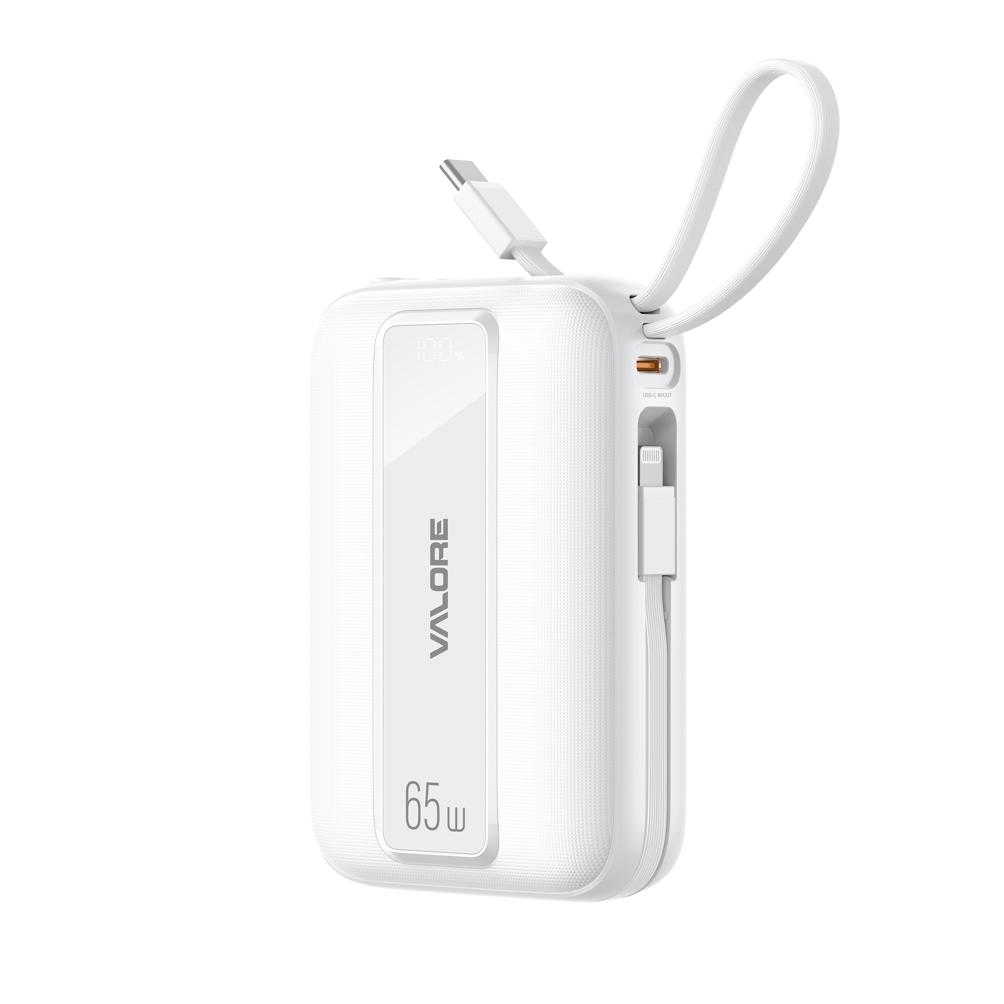 【Valore PD53】65W 20000mAh 雙內建線行動電源
