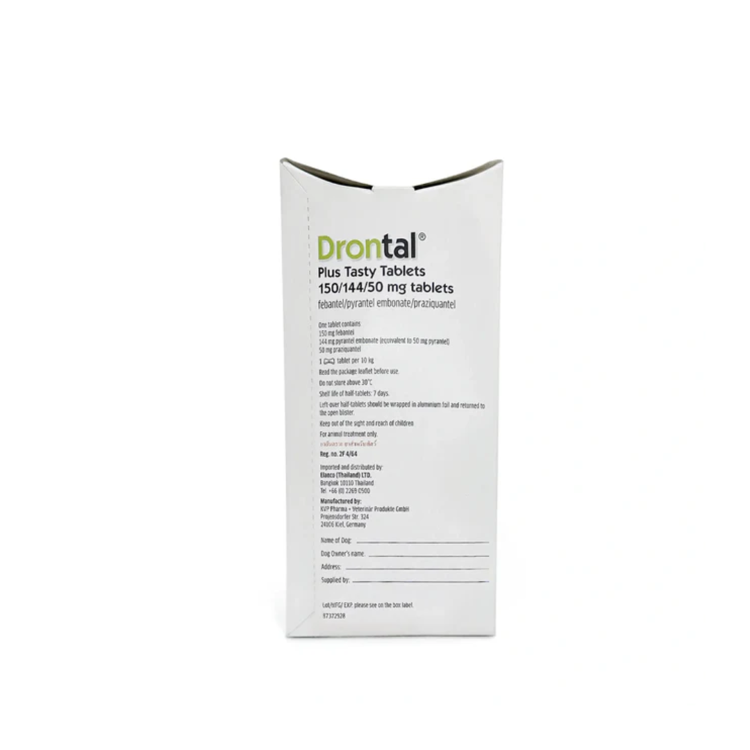 Drontal Plus Tasty Tablets For 10kg Dogs (Per Tablet)