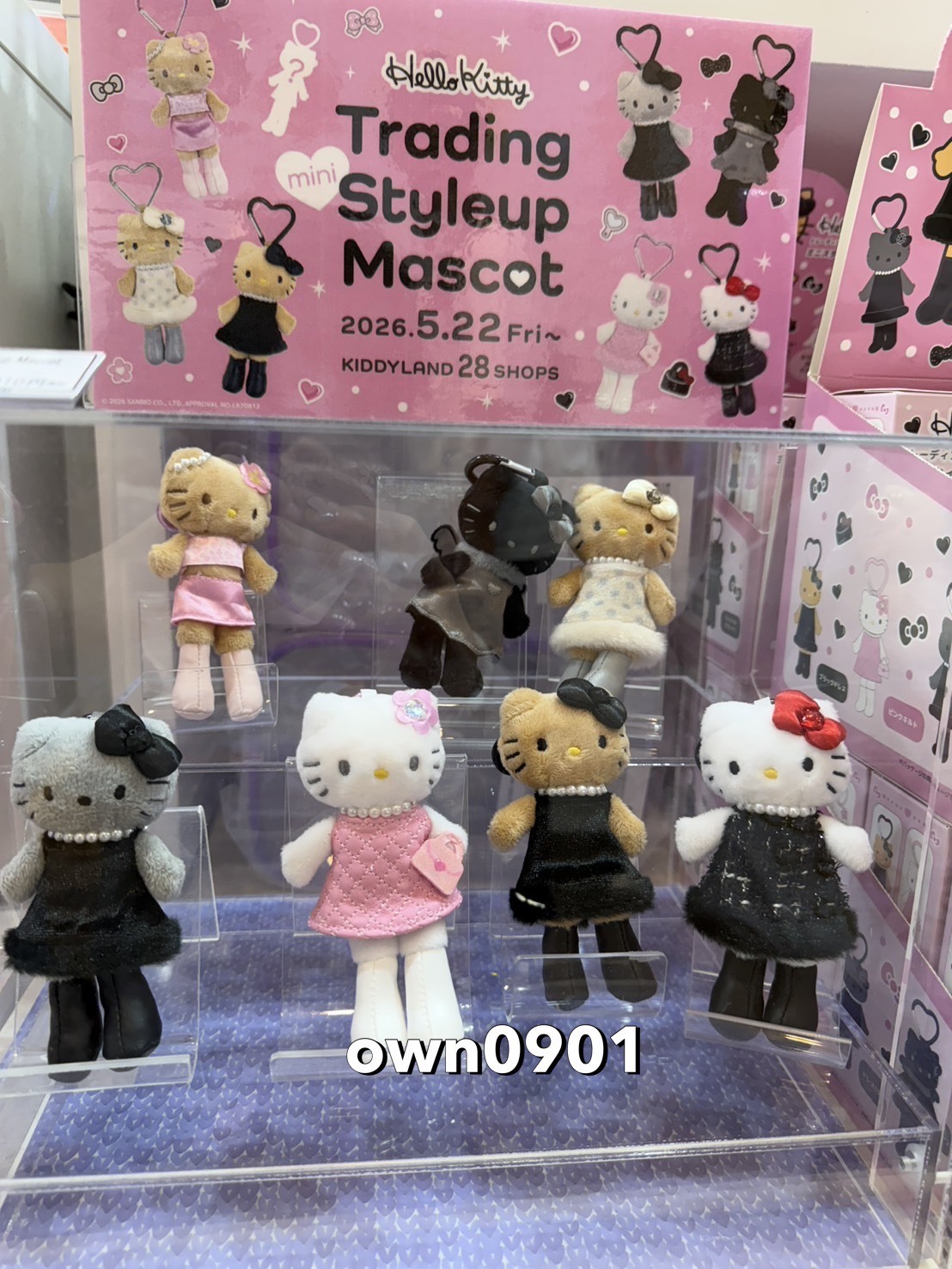 【OWN】Hello Kitty 盲盒 日本限定 限量 新品 長腿 吊飾 吊飾娃 娃娃 隨機 隱藏版 共八款