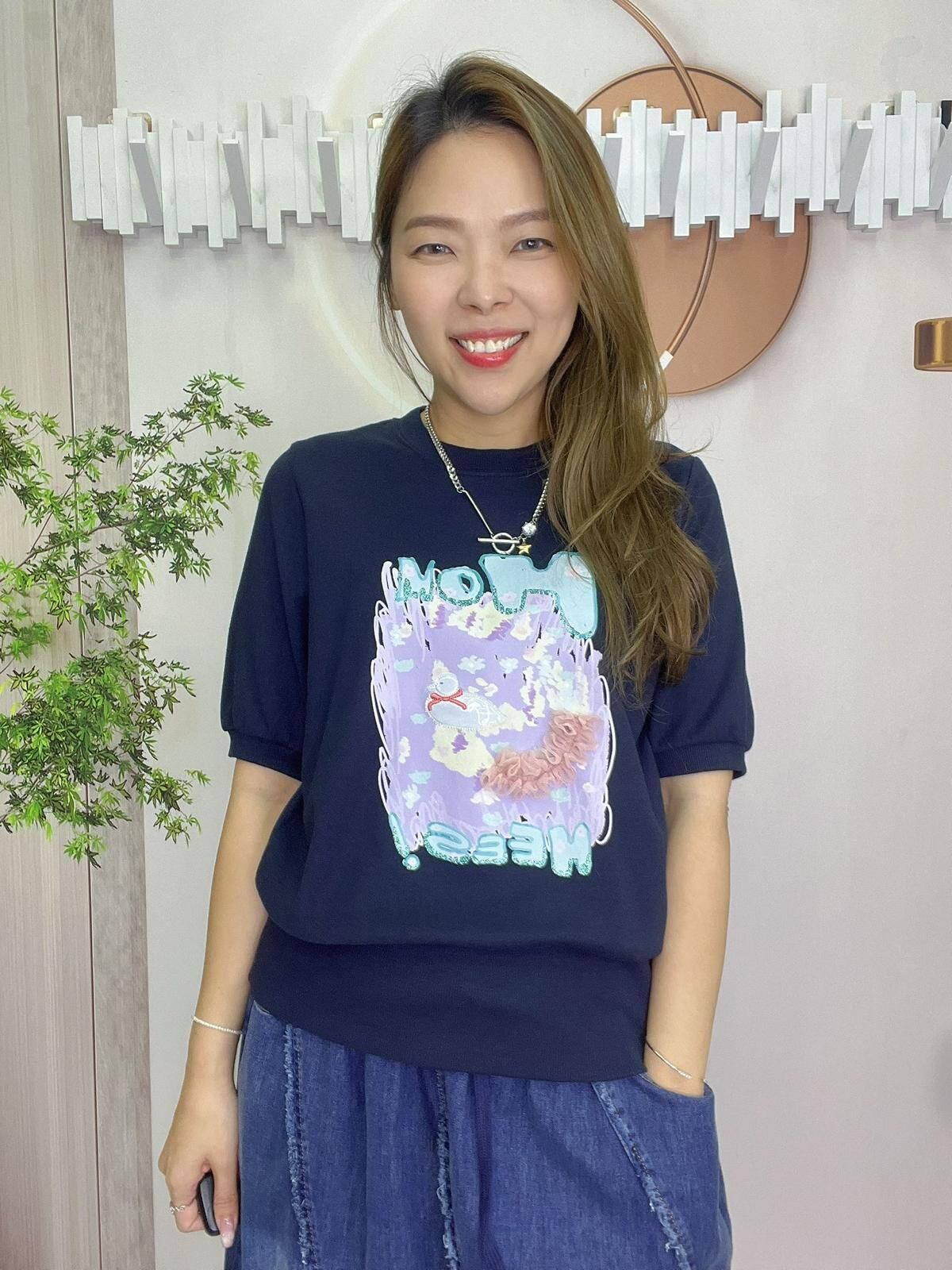 (現貨區)B牌子鴨仔圖案top