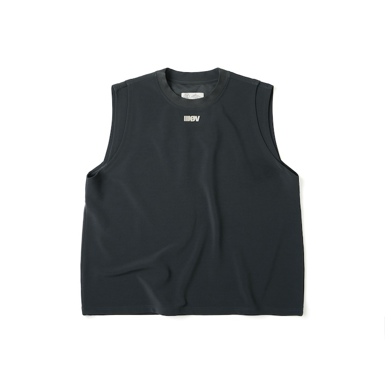 Wall of Sound - 3:20/“JADED” AIRY SLEEVELESS TEE - D.GRAY