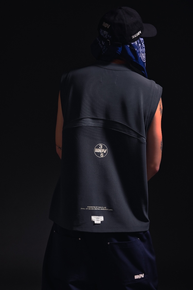 Wall of Sound - 3:20/“JADED” AIRY SLEEVELESS TEE - D.GRAY