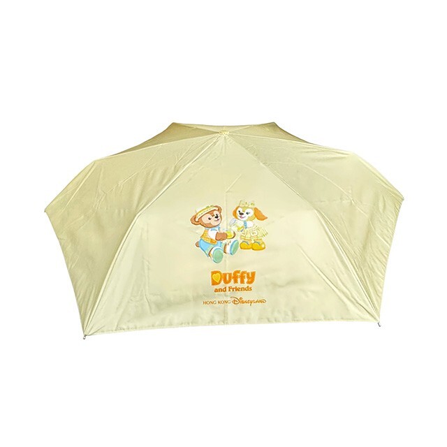 達菲 Duffy 與好友們 檸檬派對系列 圖案 折疊傘 晴雨傘 + 傘套 -香港迪士尼樂園