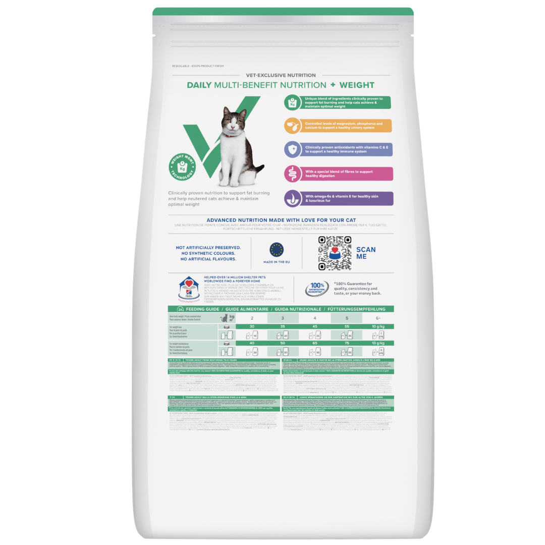 Hill's - VetEssentials Diet - Feline "Neutered" Young Adult (Salmon) 3 KG - 609770