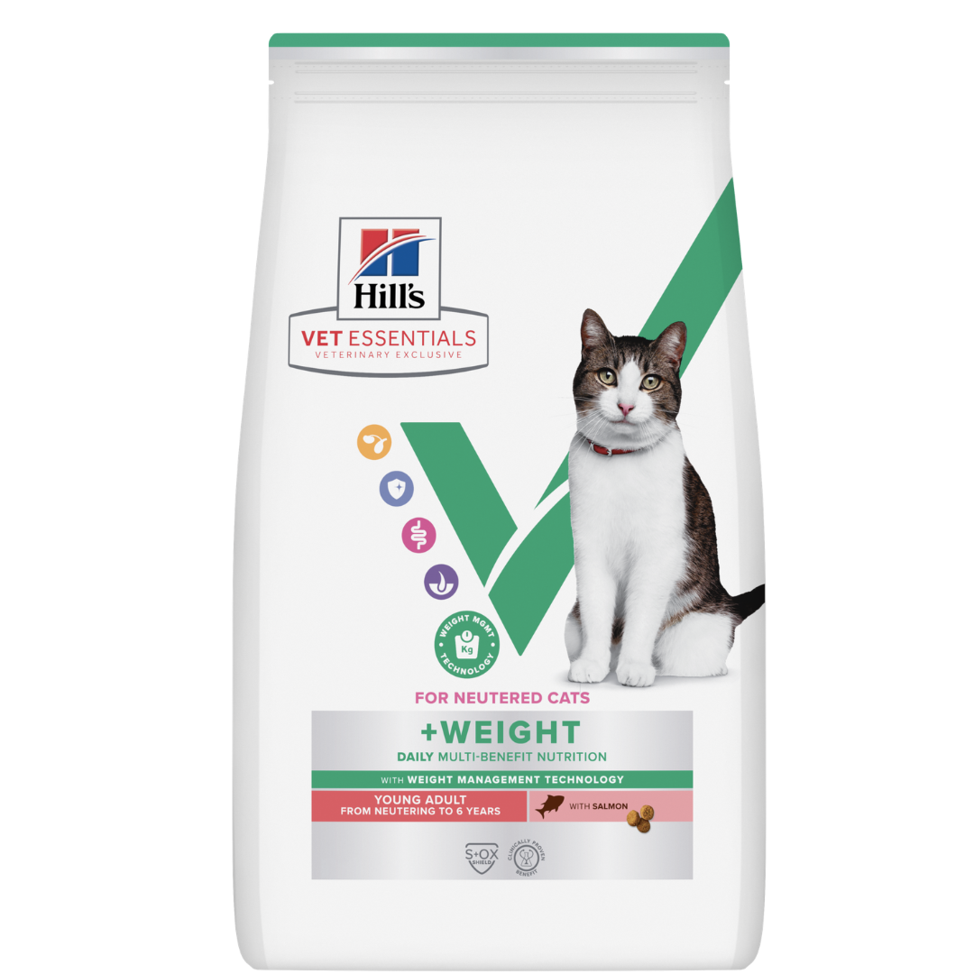 Hill's - VetEssentials Diet - Feline "Neutered" Young Adult (Salmon) 3 KG - 609770