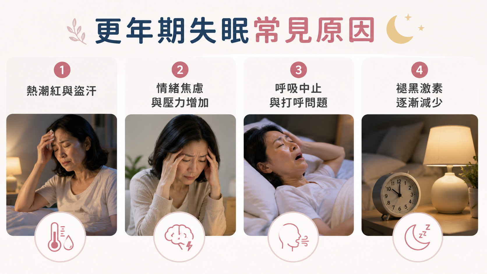 更年期失眠常見原因