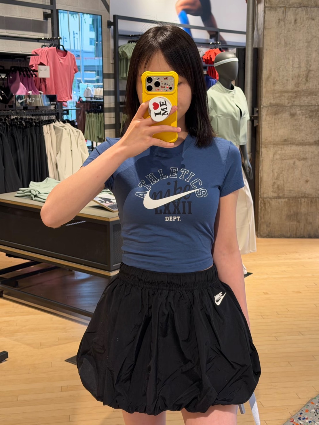 NIKE NSW CHLL KNT CROP OC8 純棉 圓領 短袖