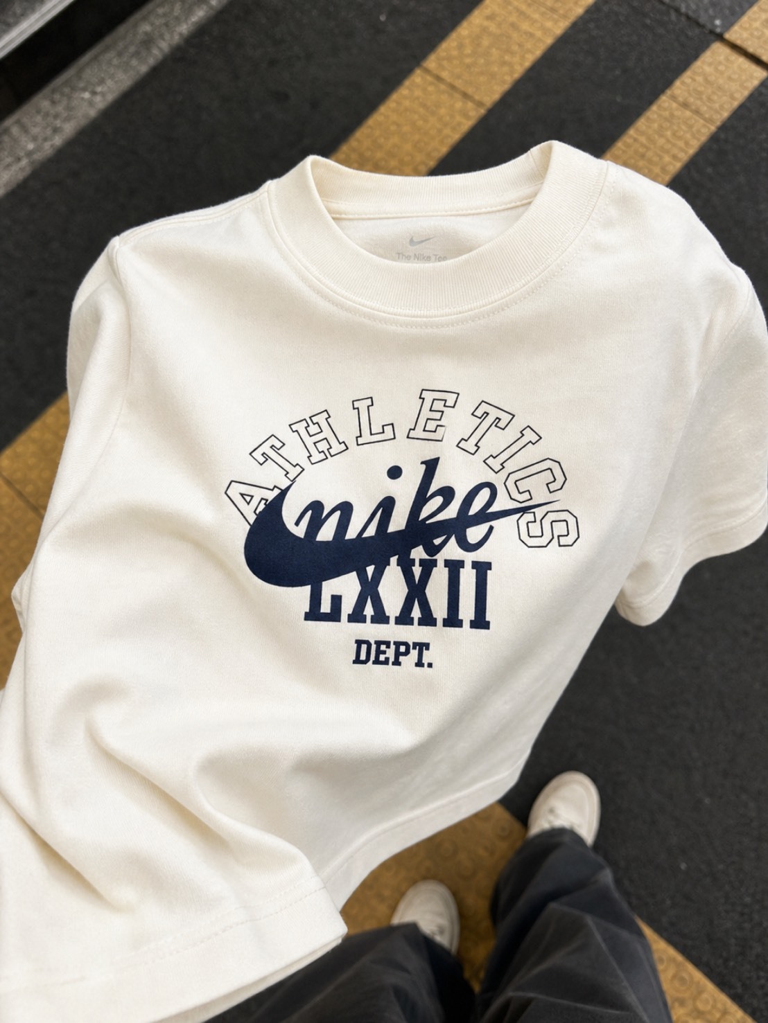 NIKE NSW CHLL KNT CROP OC8 純棉 圓領 短袖