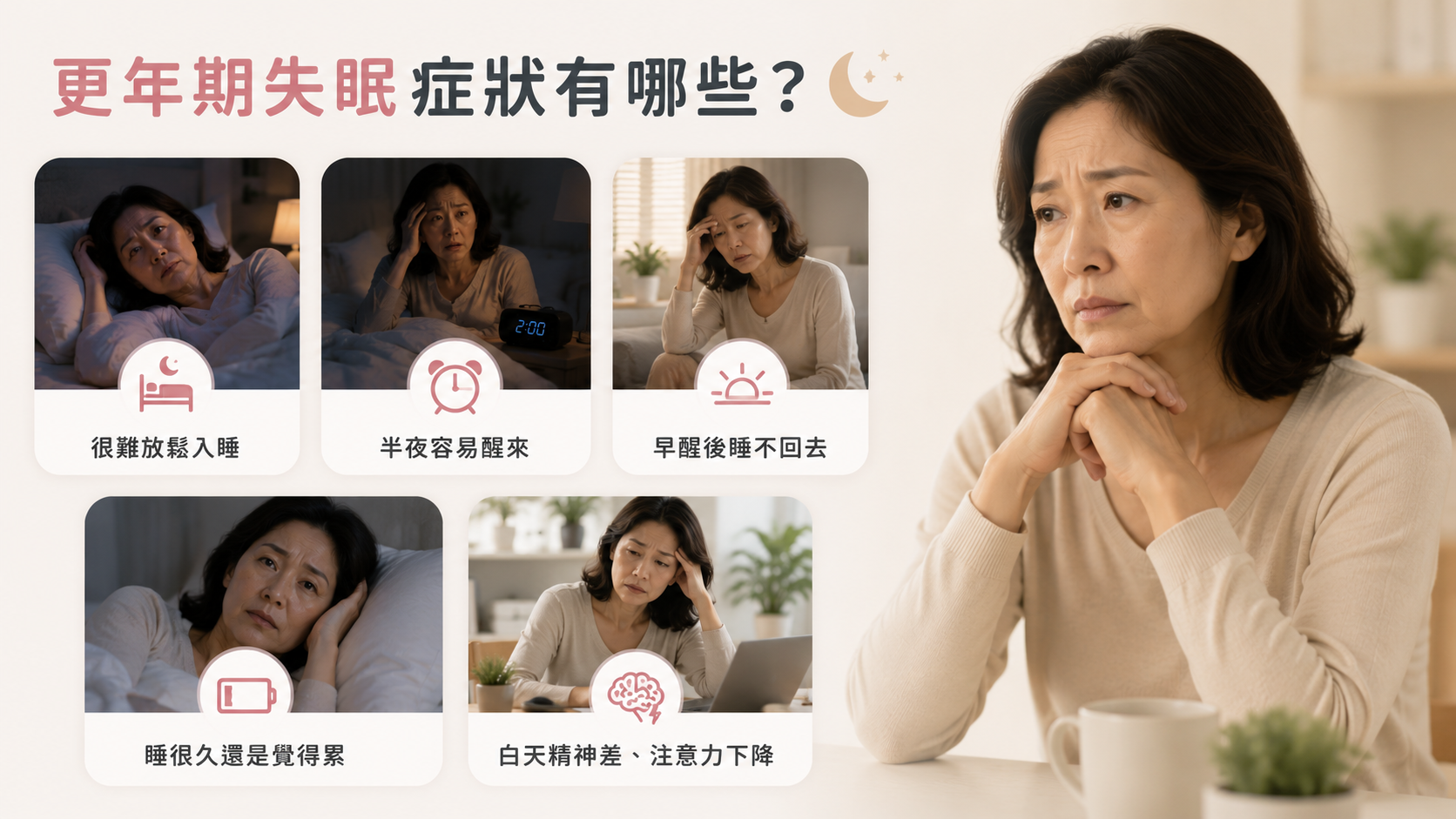 更年期失眠症狀