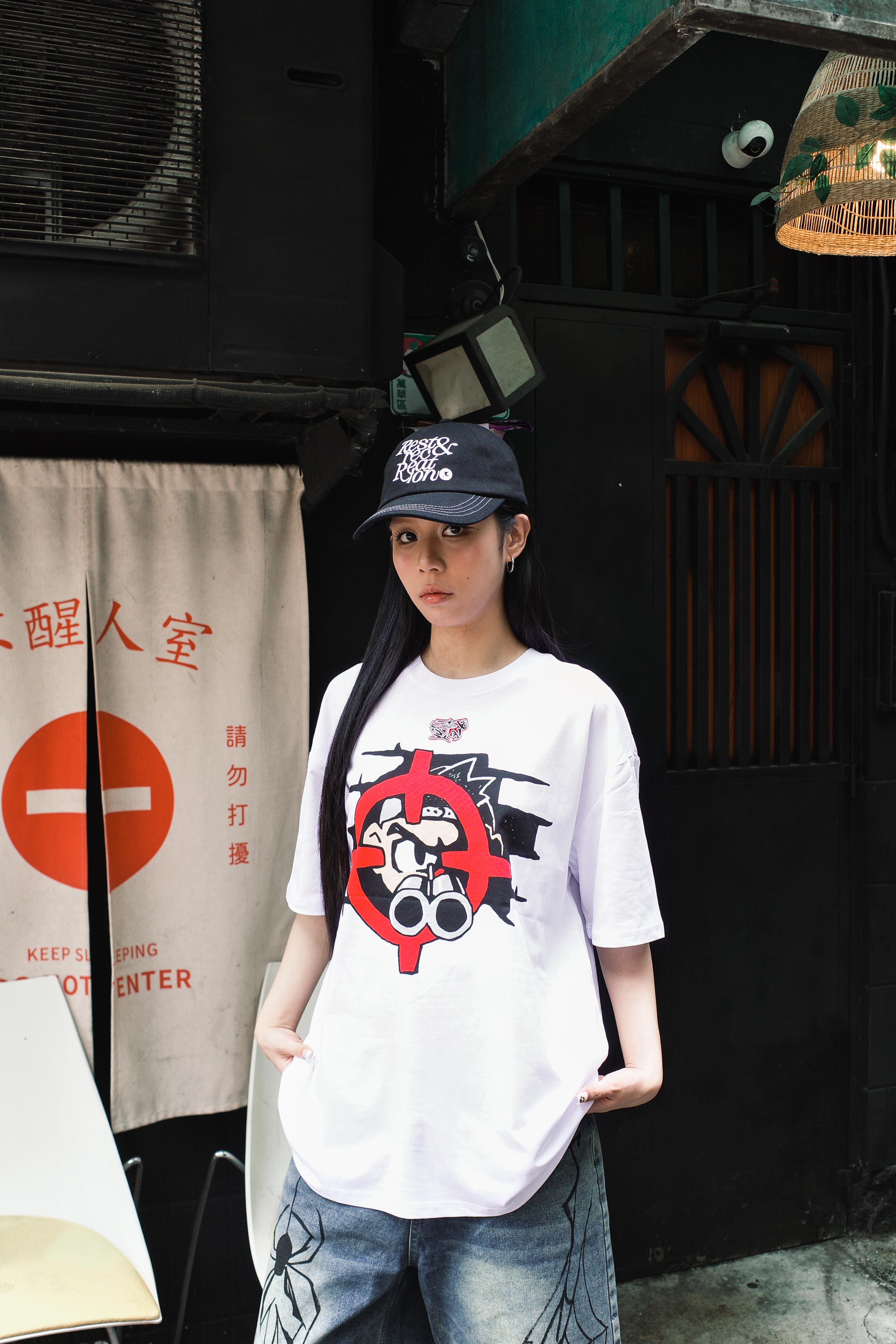 『Always_Good』刺繡 印花 嘲諷文字 短TEE