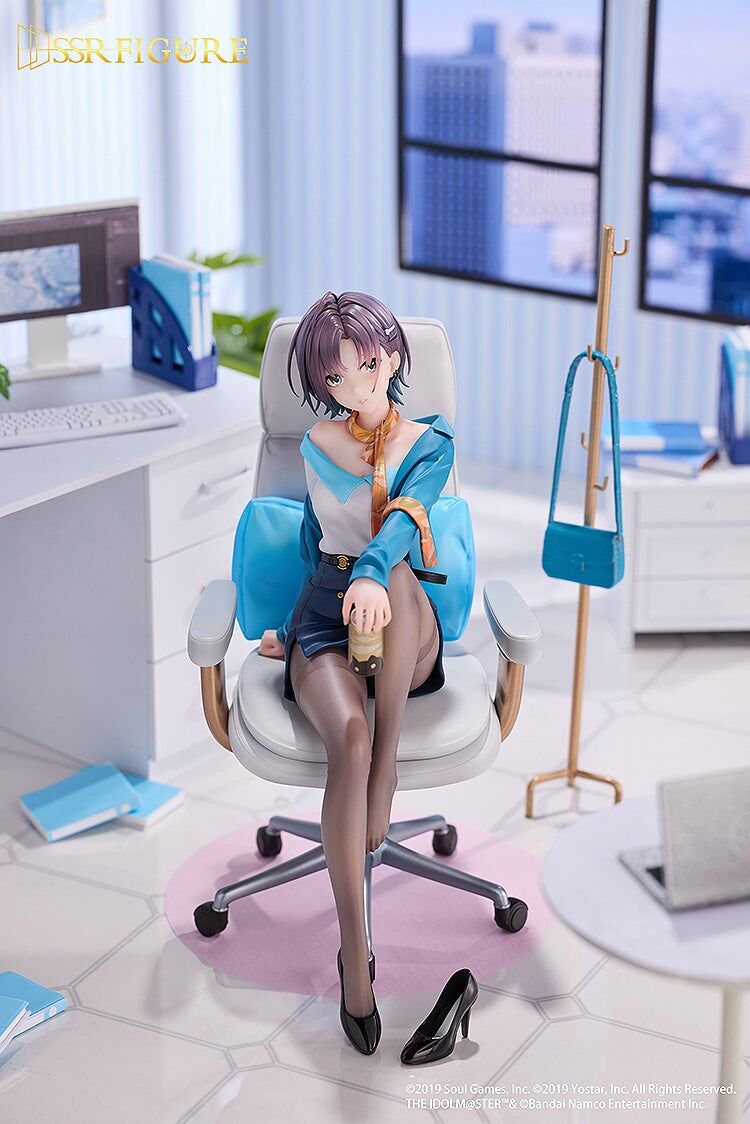 《偶像大師 閃耀色彩》×《雀魂》 SSR FIGURE 偶像大師 閃耀色彩×雀魂 淺倉透 悠然格調 Ver. 1/7 完成品模型