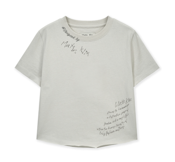 【直播】Matin Kim LX060528 女裝塗鴉短袖上衣（MK2611TS001）