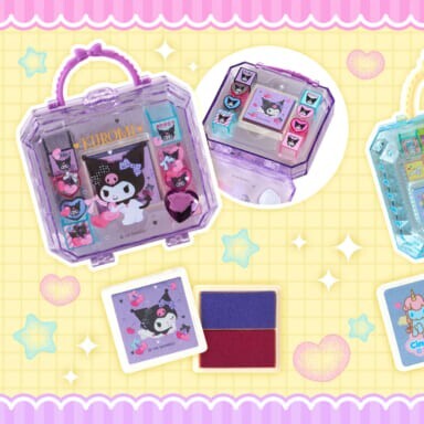 日本 Sanrio 印章組合連收納盒 (方便盒)