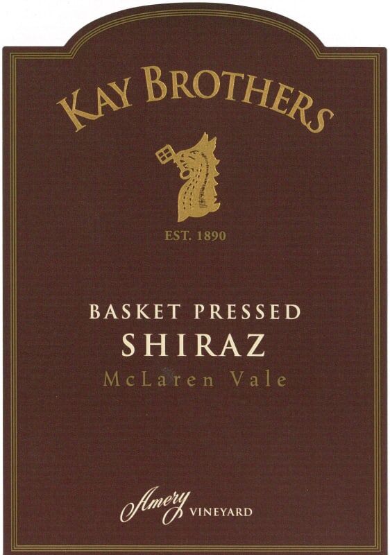 Kay Brothers Basket Pressed Shiraz 2022 (RP91) - 6 Bottle Pack