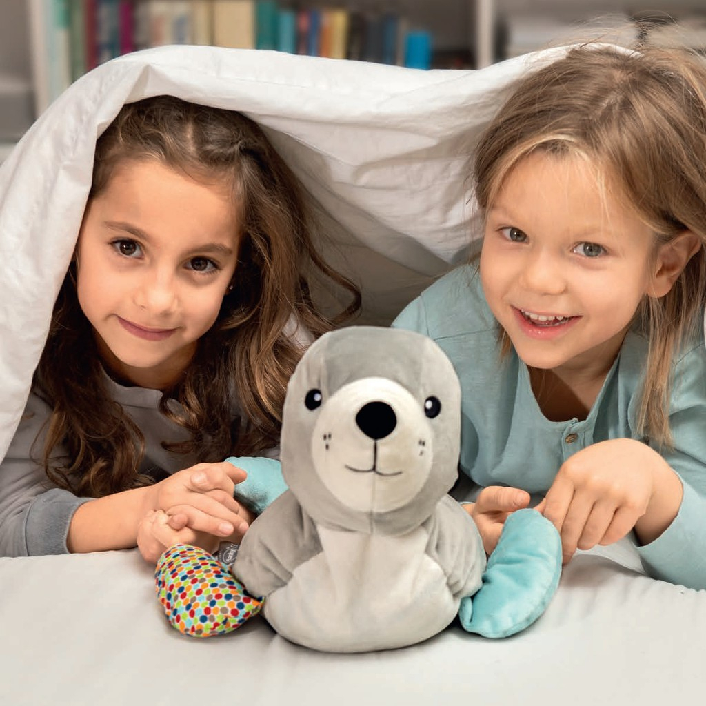 FASHY - Cuddly Hot Water Bottle - Seal "Siggi" | 0.8L