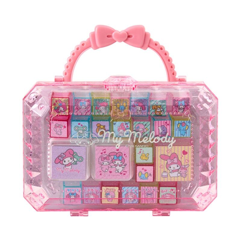 日本 Sanrio 印章組合連收納盒 (長方便盒)