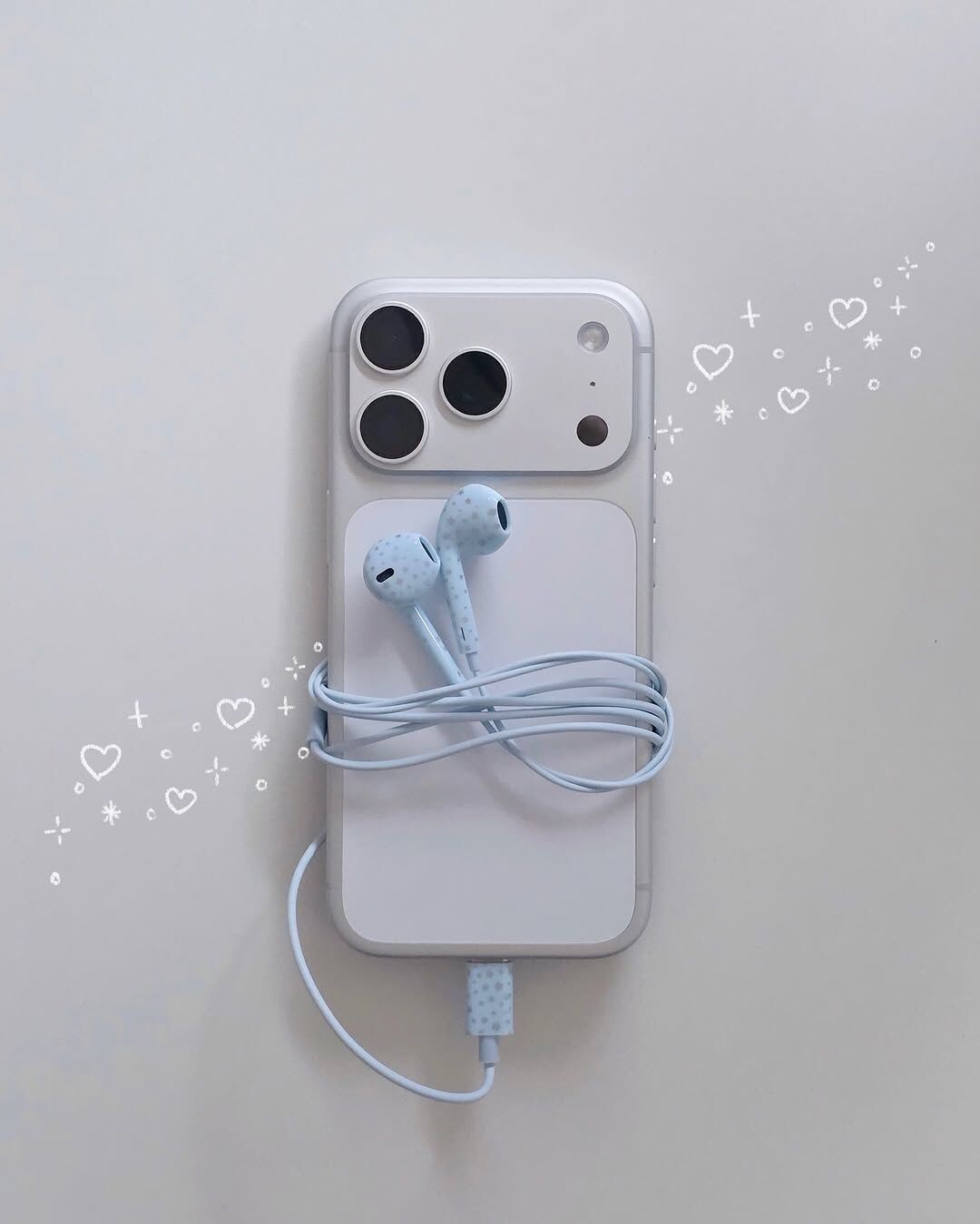 🇰🇷 almostblue SNOW EARPHONES Type-C 糖果色系 星星 愛心 蝴蝶結 有線耳機 裝飾 配件 / 預購