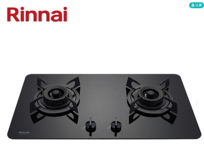 【最後一台出清】Rinnai林內  MB-D2600G(B) 檯面式防漏二口爐 (黑玻)